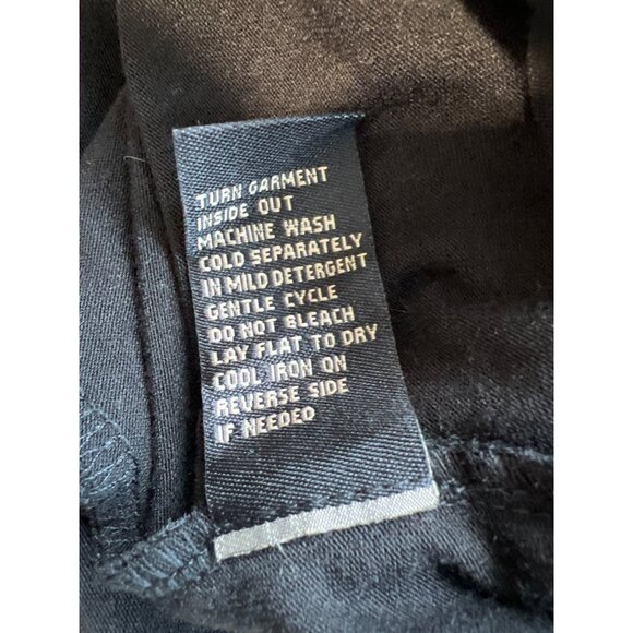 DG2 by Diane Gilman Jacquard Double Layer Top Size Large Solid Black Whimsigoth - Picture 7 of 8